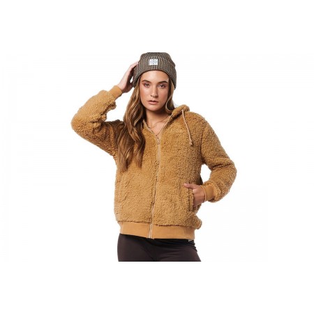 Body Action Women Sherpa Hoodie Ζακέτα Με Κουκούλα Γυναικεία 