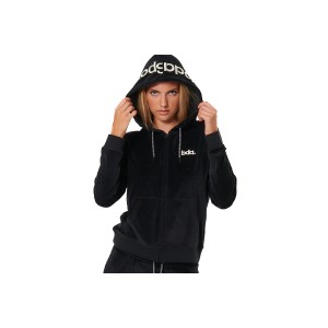 Body Action Ζακέτα Βελουτέ Γυναικεία (071518 BLACK-01)