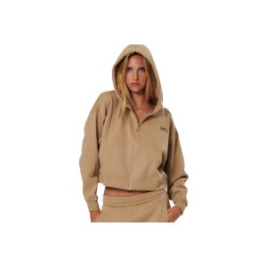 Body Action Ζακέτα Βαμβακερή Γυναικεία (071521 TEAK BEIGE-05C)