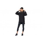 Body Action Women S Slub Hooded Fishtail Jacket (071531 BLACK-01)