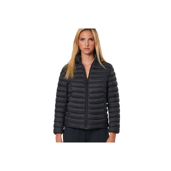 Body Action Καπιτονέ Μπουφάν Puffer Γυναικείο (071532 BLACK-01)