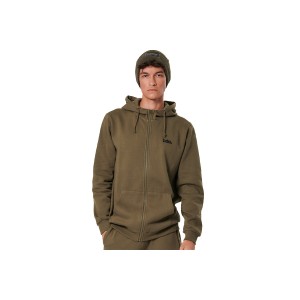 Body Action Ζακέτα Βαμβακερή Ανδρική (073520 OLIVE GREY-07E)