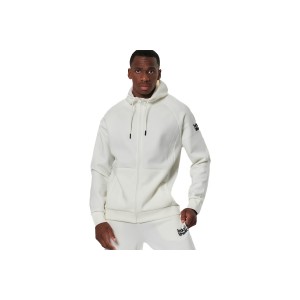 Body Action Sport Gym Tech Fleece Ζακέτα Πολυεστερική Ανδρική (073521 WHITE OFF-05A)