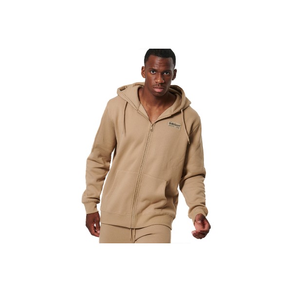 Body Action Ζακέτα Βαμβακερή Ανδρική (073525 TEAK BEIGE-05C)