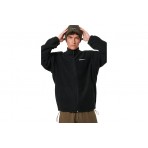 Body Action Polar Ανδρική Ζακέτα Fleece Μαύρη