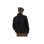 Body Action Polar Ανδρική Ζακέτα Fleece Μαύρη