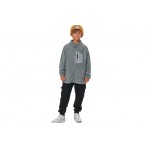 Body Action Boy S Pull-Zip Polar Fleece (074505 DARK MELANGE GREY-03E)