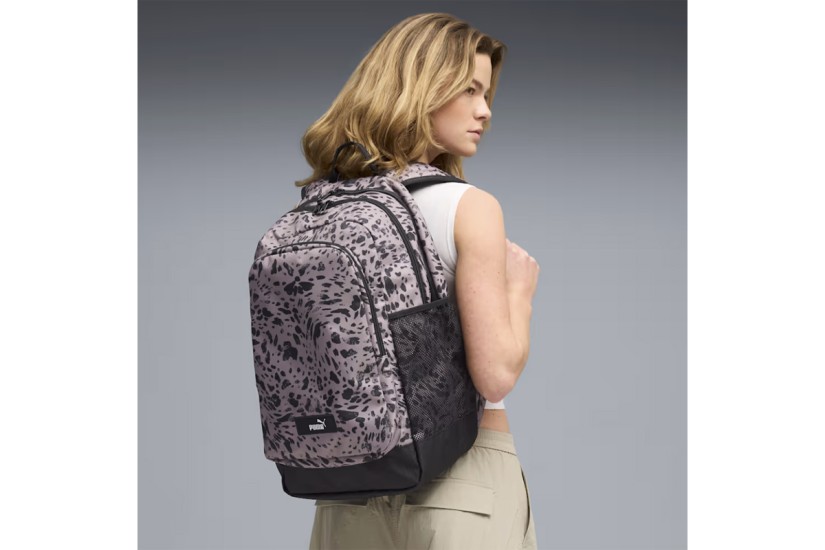 Puma Academy All-Over Print Backpack Καφέ, Μαύρο 29L