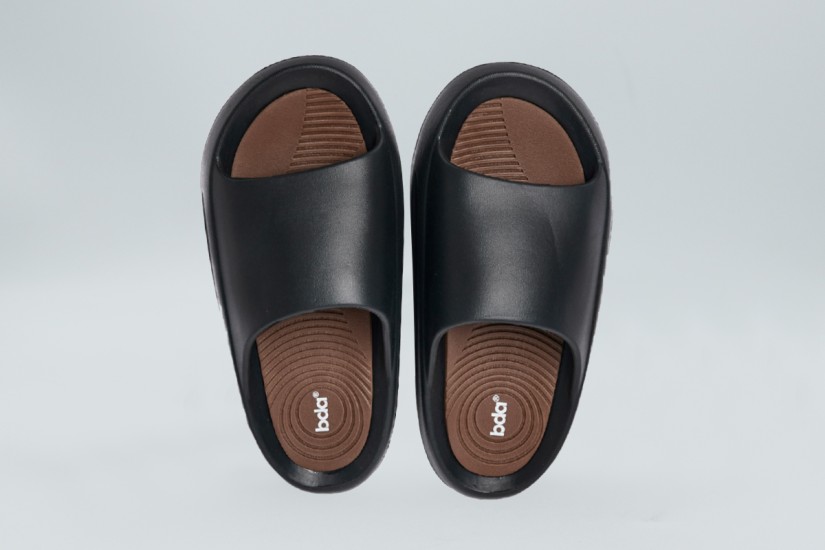Body Action Summer Slides Unisex Παντόφλες Μαύρες, Καφέ