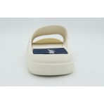 Body Action Summer Slides Unisex Παντόφλες Εκρού, Μπεζ, Μπλε Σκούρο