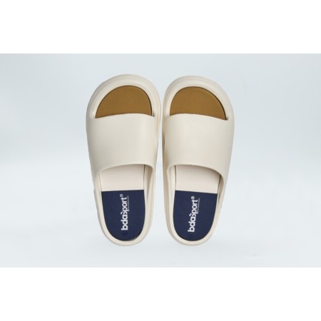 Body Action Summer Slides Unisex Παντόφλες Εκρού, Μπεζ, Μπλε Σκούρο