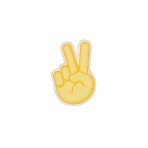 Crocs Jibbitz Peace Hand Dign Καρφίτσες - Pins Για Crocs (10007207)