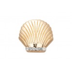 Crocs Jibbitz Gold Seashell Καρφίτσες - Pins Για Crocs (10008245)
