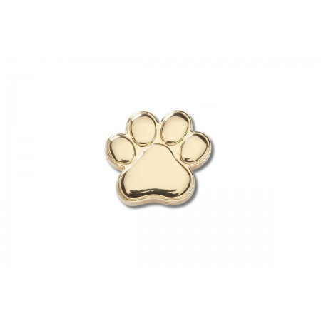 Crocs Jibbitz Gold Dog Paw Καρφίτσες - Pins Για Crocs 
