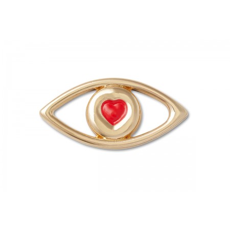 Crocs Jibbitz Heart Eye Καρφίτσες - Pins Για Crocs 