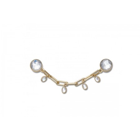 Crocs Jibbitz Delicate Gold And Gem Chain Καρφίτσες - Pins Για Cro 