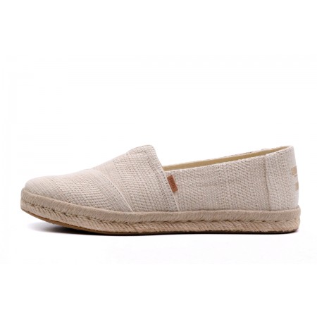 Toms Alpargata Rope 2.0 Γυναικείες Εσπαντρίγιες Λευκό & Μπεζ