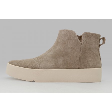 Toms Verona Mid Γυναικεία Μποτάκια Μπεζ, Εκρού