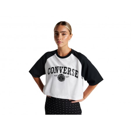 Converse Crop Top Κοντομάνικο Γυναικείο 