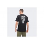 Converse Spray Paint Ανδρικό Κοντομάνικο T-Shirt Μαύρο