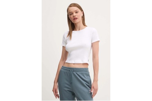 Converse Ribbed Slim T-Shirt Γυναικείο (10027490-A02)
