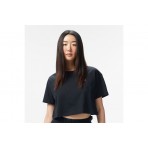 Converse Sporty Boxy Γυναικεία Κοντομάνικη Μπλούζα Μαύρη
