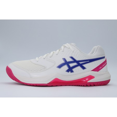ASICS Gel-Dedicate 8 Αθλητικά Παπούτσια για Τένις Εκρού, Φούξια, Μπλε