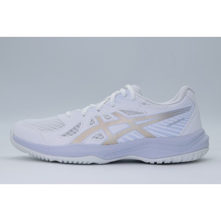 ASICS Upcourt 6 Αθλητικά Παπούτσια για Βόλεϊ Λευκά, Χρυσά