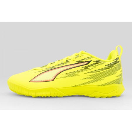 Puma Ultra 6 Play TT Ποδοσφαιρικά Παπούτσια με Σχάρα Κίτρινα, Μαύρα