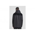 Jack Wolfskin Jasper 2L Ανδρικό Αδιάβροχο Μπουφάν με Κουκούλα Μαύρο