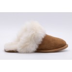 Ugg Scuff Sis Γυναικείες Παντόφλες Καφέ, Εκρού (1122750 CHE)