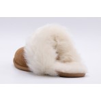 Ugg Scuff Sis Γυναικείες Παντόφλες Καφέ, Εκρού (1122750 CHE)