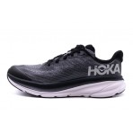 Hoka One One Clifton 9 Αθλητικά Παπούτσια Γκρι Σκούρο, Μαύρο, Λευκό