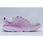 Hoka One One Clifton 9 Αθλητικά Παπούτσια για Τρέξιμο Λιλά, Λευκά