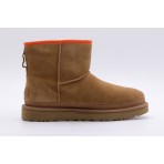 Ugg W Classic Mini Zipper Tape Logo Μποτάκια Μόδας (1144034 CHE)