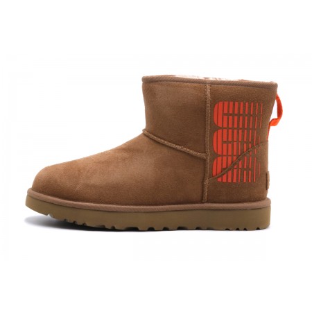 Ugg W Classic Mini Ugg Side Logo Μποτάκια Μόδας 