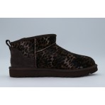 Ugg Classic Ultra Mini Caspian Γυναικεία Μποτάκια Καφέ, Μαύρα