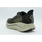 Hoka One One Clifton 10 Ανδρικά Αθλητικά Παπούτσια για Τρέξιμο Χακί, Μαύρα