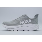 Hoka Clifton 10 Ανδρικά Αθλητικά Παπούτσια για Τρέξιμο Γκρι, Λευκά