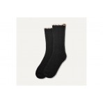 Ugg Marleny Whipstitch Kάλτσες Ψηλές 1 Ζευγάρι (1163870 BLACK-CREAM)