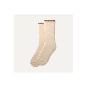 Ugg Marleny Whipstitch Kάλτσες Ψηλές 1 Ζευγάρι (1163870 CREAM-CHESTNUT)