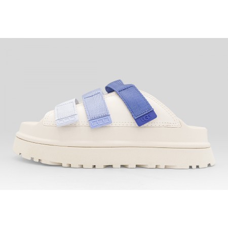 Ugg Goldenglow Slide Γυναικεία Σανδάλια Λευκά, Μπλε, Λιλά