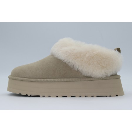 Ugg Tazzelle Γυναικείες Παντόφλες Μπεζ, Εκρού