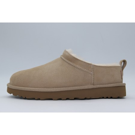 Ugg Classic Micro Γυναικεία Μποτάκια Μπεζ