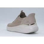 Skechers Bobs Sport B Love - True Delight Sneakers Μπεζ, Γκρι Ανοιχτό