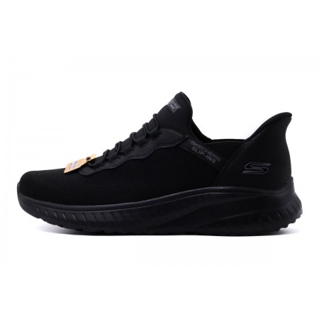 Skechers Daily Hype Ανδρικά Αθλητικά Παπούτσια Για Τρέξιμο Μαύρα