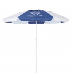 Escape Camping Ομπρέλα Παραλίας 2M 180Gsm 8 Ακτίνες 5Mm Λευκό | Μπλε (12008)