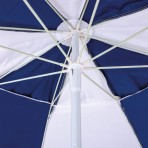 Escape Camping Ομπρέλα Παραλίας 2M 180Gsm 8 Ακτίνες 5Mm Λευκό | Μπλε (12008)