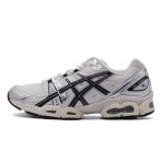 Asics Gel-Nimbus 9 Ανδρικά Sneakers Λευκά, Μαύρα, Ασημί