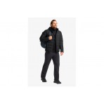 Jack Wolfskin Ather Down Ανδρικό Μπουφάν Puffer με Κουκούλα Μαύρο